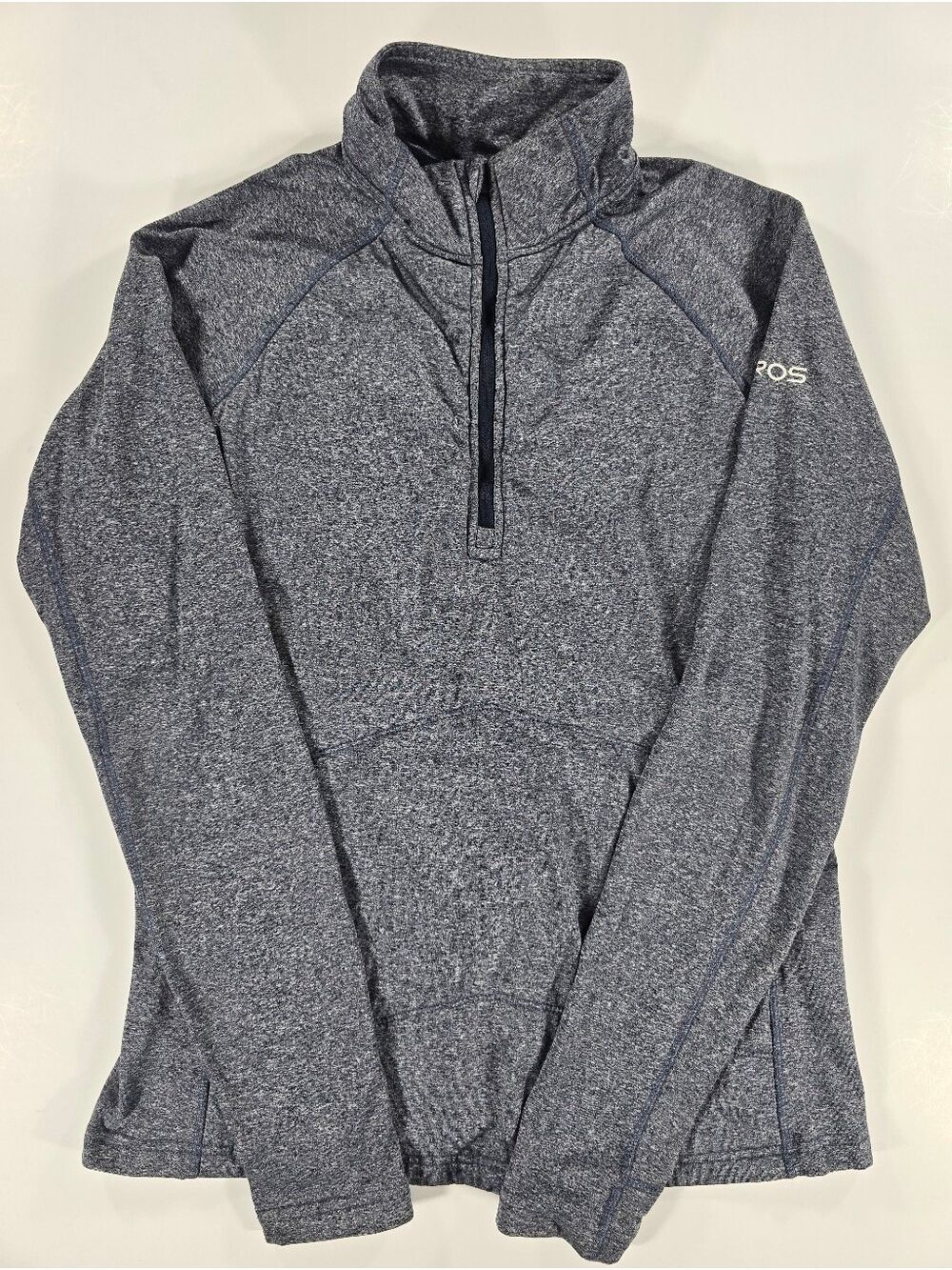 Oros Solarcore 1/4 Zip Womens Insulated Pullover Long Sleeve Shirt Large Winter